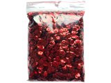 Cekiny kółka 6mm 2,5kg  metallic 3 Czerwony cena za hurt 2500g sklep z cekinami największy wybór Warszawa