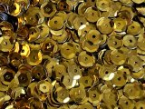 Cekiny kółka 6mm 2,5kg  metallic 14 Złote Miodowe cena za hurt 2500g sklep z cekinami największy wybór Warszawa