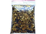 Cekiny kółka 6mm 100g metallic 14 Gold Złoty cena detaliczna 100g sklep z cekinami największy wybór Warszawa