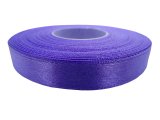 12mm wstążka atłasowa 114 Fiolet Lawenda rolka 25m 100% nylon satynowa ozdobna na kokardki dekorację świąteczne