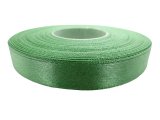 12mm wstążka atłasowa 190 Zielony Mięta Zgaszona rolka 25m 100% nylon satynowa ozdobna na kokardki dekorację świąteczne