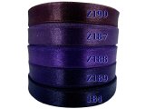 12mm wstążka atłasowa Z187 Śliwka Fiolet rolka 25m 100% nylon satynowa ozdobna na kokardki dekorację świąteczne