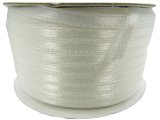 3mm wstążka atłasowa 137m dwustronna 183 Ecru Krem Jaśniesze od 163 100% nylon z dużym połyskiem gęsto tkana importer Gold-Pol