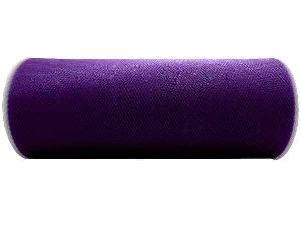 Tiul 15cm Śliwka rolka 25y czyli 22,86m tutu na pompony kokardy dekoracje imprezy ślubne