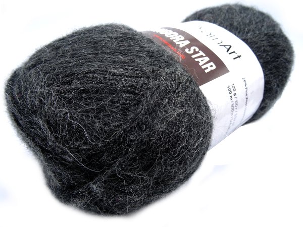 ANGORA STAR 359 GRAFIT MELANGE włóczka YarnArt 100g 500m cieniutka na szale sklep z włóczką Goldpol