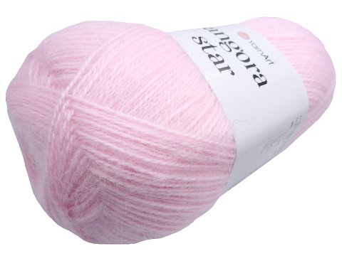 ANGORA STAR 649 Najjaśniejszy Róż Pastelowy włóczka YarnArt 100g 500m cieniutka na szale sklep z włóczką Goldpol