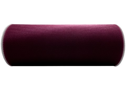 Tiul 15cm Bordo Wino rolka 25y czyli 22,86m tutu na pompony kokardy dekoracje imprezy ślubne