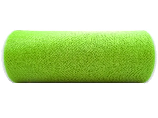 Tiul 15cm Zielon Limonka rolka 25y czyli 22,86m tutu na pompony kokardy dekoracje imprezy ślubne
