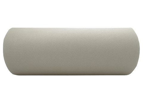 Tiul 15cm Szara Ostryga rolka 25y czyli 22,86m tutu na pompony kokardy dekoracje imprezy ślubne