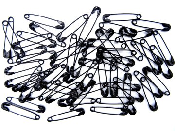 Agrafki 22mm 60szt CZARNE...