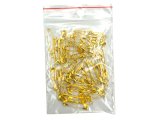 Agrafki 22mm "00" 60szt ZŁOTE agrafka luzem krawieckie metalowe na imprezy sportowe festyny największy wybór Goldpol Warszawa