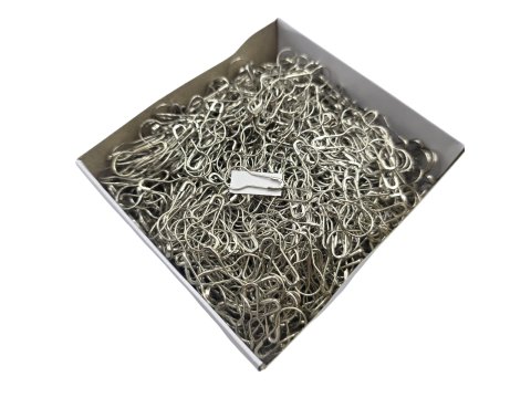 Agrafki 22mm 50szt STALOWE znaczniki dziewiarskie odzieżowe krawieckie metalowe do metkowania importer agrafek
