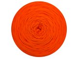 Spaghetti cotton POMARAŃCZOWY ORANGE FLUO NEON cena za 1 sztukę około 120m włóczka z recyklingu t-shirt nici bawełna s