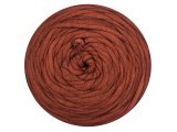 Spaghetti cotton BRĄZ KASZTANOWY cena za 1 sztukę około 120m włóczka z recyklingu t-shirt nici bawełna s