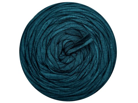 Spaghetti cotton MORSKI BARDZO CIEMNY cena za 1 sztukę około 120m włóczka z recyklingu t-shirt nici bawełna s