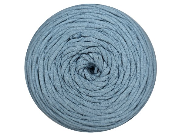 Spaghetti cotton NIEBIESKI ZGASZONY GŁADKI cena za 1 sztukę około 120m włóczka z recyklingu t-shirt nici bawełna sklep