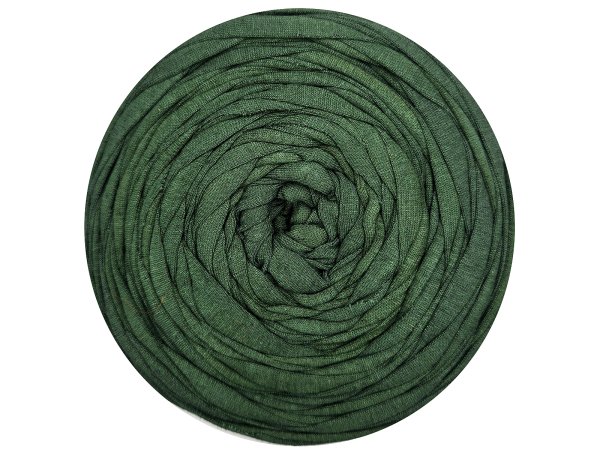 Spaghetti cotton CIEMNA OLIWKA cena za 1 sztukę około 120m włóczka z recyklingu t-shirt nici bawełna sklep warszaw