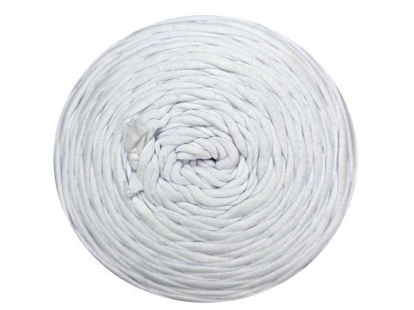 Spaghetti cotton BIAŁY cena za 1 sztukę około 120m włóczka z recyklingu t-shirt nici bawełna sklep z włóczkami Warszawa