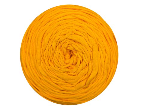 Spaghetti cotton ŻÓŁTY SŁONECZNY cena za 1 sztukę około 120m włóczka z recyklingu t-shirt nici bawełna sklep