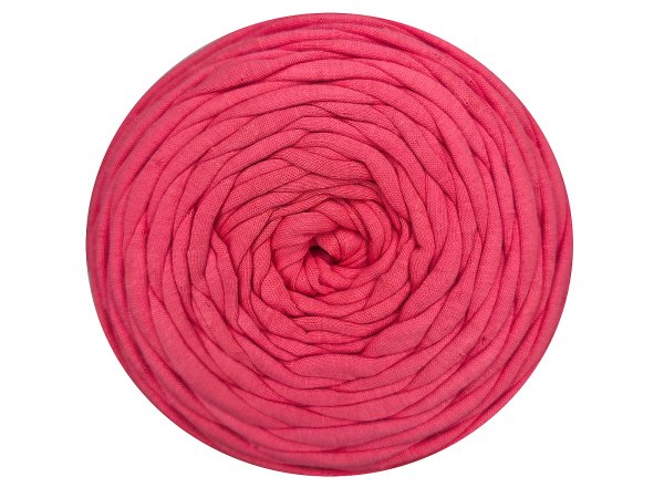 Spaghetti cotton RÓŻOWY BRZOSKWINIOWY cena za 1 sztukę około 120m włóczka z recyklingu t-shirt nici bawełna sklep
