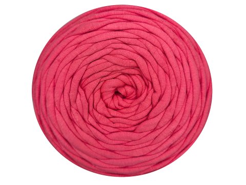 Spaghetti cotton RÓŻOWY BRZOSKWINIOWY cena za 1 sztukę około 120m włóczka z recyklingu t-shirt nici bawełna sklep