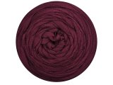 Spaghetti cotton BORDO WIŚNIA BAKŁAŻAN CIEMNY cena za 1 sztukę około 120m włóczka z recyklingu t-shirt nici bawełna