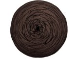 Spaghetti cotton BRĄZ GORZKA CZEKOLADA cena za 1 sztukę około 120m włóczka z recyklingu t-shirt nici bawełna s