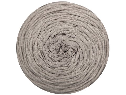 Spaghetti cotton BEŻ ZIMNY JASNY cena za 1 sztukę około 120m włóczka z recyklingu t-shirt nici bawełna sklep