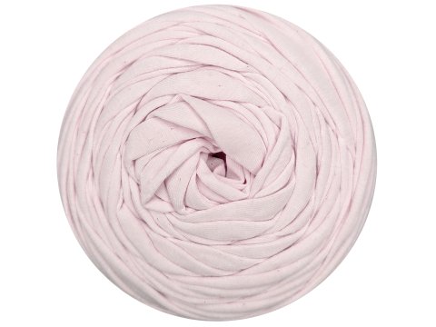 Spaghetti cotton RÓŻ BARDZO JASNY cena za 1 sztukę około 120m włóczka z recyklingu t-shirt nici bawełna