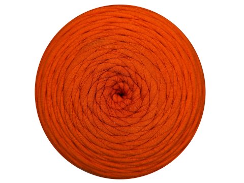 Spaghetti cotton ORANGE KAROTKA MOCNY cena za 1 sztukę około 120m włóczka z recyklingu t-shirt nici bawełna s