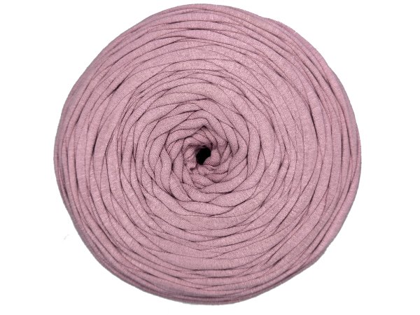 Spaghetti cotton RÓZ INDYJSKI cena za 1 sztukę około 120m włóczka z recyklingu t-shirt nici bawełna sklep