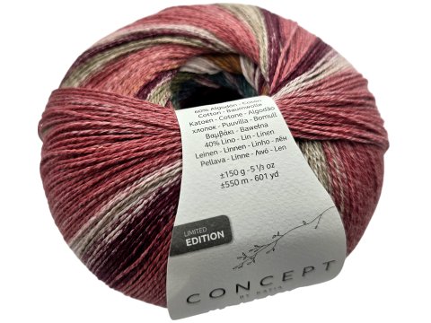 BELLINO 150g 100% eko 201 MIX WSZYSTKIEGO KATIA 550m nowość 2025 włóczka w pięknym melanżu kolorów Limited Edition