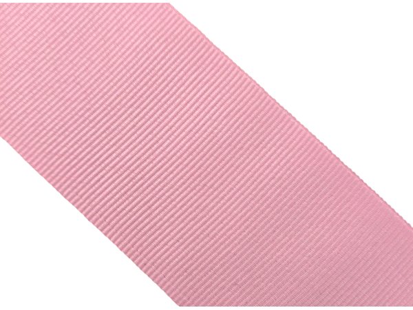 Ryps 50mm 203 Róż Jasny Pastelowy taśma tasiemka wstążka rypsowa 25m francuska tasiemki rypsowe w najlepszej jakości