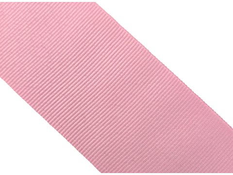 Ryps 50mm 203 Róż Jasny Pastelowy taśma tasiemka wstążka rypsowa 25m francuska tasiemki rypsowe w najlepszej jakości
