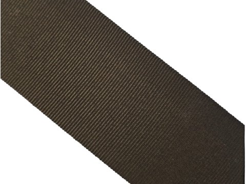 Ryps 50mm 247 Brąz Czekolada taśma tasiemka wstążka rypsowa 25m francuska tasiemki rypsowe w najlepszej jakości