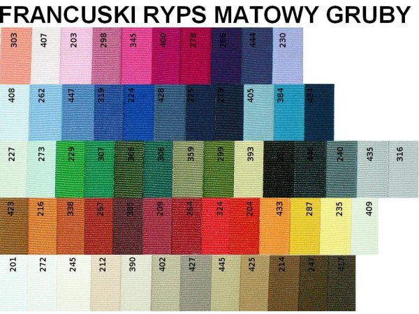 Ryps 50mm 267 Bordo Rudy taśma tasiemka wstążka rypsowa 25m francuska tasiemki rypsowe w najlepszej jakości
