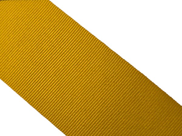 Ryps 50mm 287 Musztarda taśma tasiemka wstążka rypsowa 25m francuska tasiemki rypsowe w najlepszej jakości