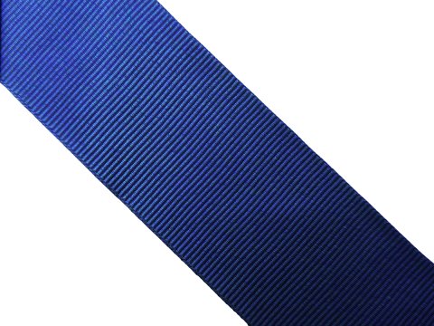 Ryps 38mm 224 Niebieski Szafir Chaber taśma tasiemka wstążka rypsowa 25m francuska tasiemki rypsowe w najlepszej jakości