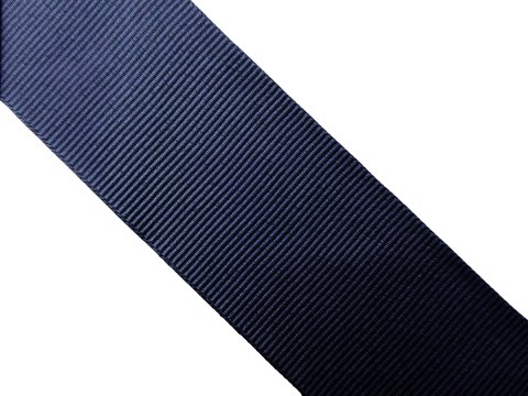 Ryps 38mm 279 Granatowy Najciemniejszy Navy taśma tasiemka wstążka rypsowa 25m francuska tasiemki rypsowe w najlepszej jakości