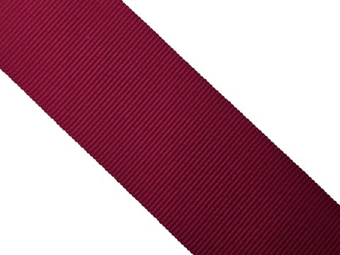 Ryps 38mm 209 Bordo Wiśniowe taśma tasiemka wstążka rypsowa 25m francuska tasiemki rypsowe w najlepszej jakości