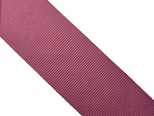 Ryps 38mm 298 Róż Indyjski taśma tasiemka wstążka rypsowa 25m francuska tasiemki rypsowe w najlepszej jakości