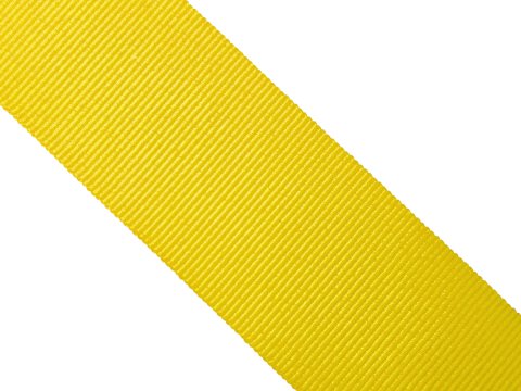 Ryps 38mm 235 Żółty Cytryna taśma tasiemka wstążka rypsowa 25m francuska tasiemki rypsowe w najlepszej jakości