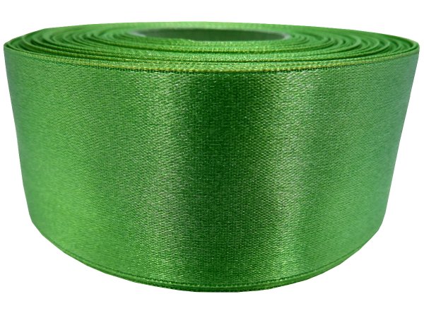 38mm Wstążka atłasowa 141 Zielona Kiwi rolka 25m największy wybór wstążek satynowych w Warszawie Gold-Pol