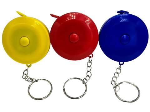 Centymetr automatyczny 150cm 1szt Granatowy zwijana miarka krawiecka dwustronna centymetry i cale