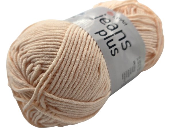 JEANS PLUS 73 ŁOSOŚ PASTELOWY 100g 160m bawełna mix YarnArt włóczka całoroczna dla dzieci na maskotki sklep Goldpol