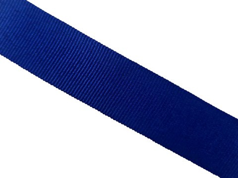 Ryps 25mm 224 Niebieski Szafir Chaber taśma tasiemka wstążka rypsowa 1m francuskie tasiemki rypsowe w najlepszej jakości