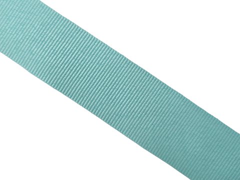 Ryps 25mm 405 Błękitny Aqua Spłowiały taśma tasiemka wstążka rypsowa 1m francuskie tasiemki rypsowe w najlepszej jakości