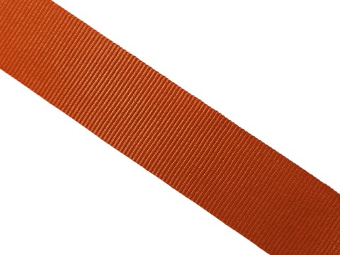 Ryps 25mm 216 Pomarańczowy Spłowiały francuska taśma tasiemka wstążka rypsowa 1m francuskie tasiemki rypsowe w hurtowni