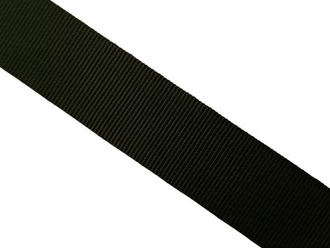 Ryps 25mm 366 Zielony Khaki Ciemny francuska taśma tasiemka wstążka rypsowa 1m francuskie tasiemki rypsowe w hurtownia rypsów