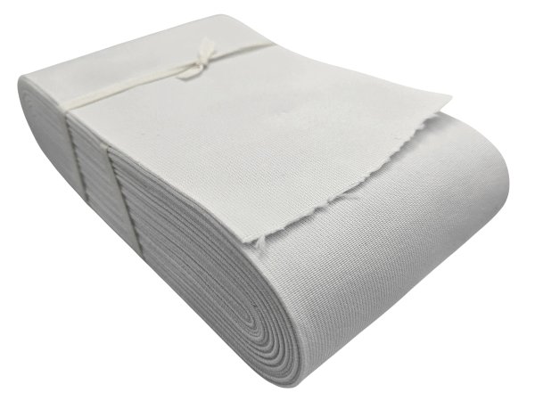 Guma tkana 15cm 150mm tkana Biała cena za Hurt 25m gumka krawiecka odzieżowa do rehabilitacji mebli hurtownia gum Warszawa